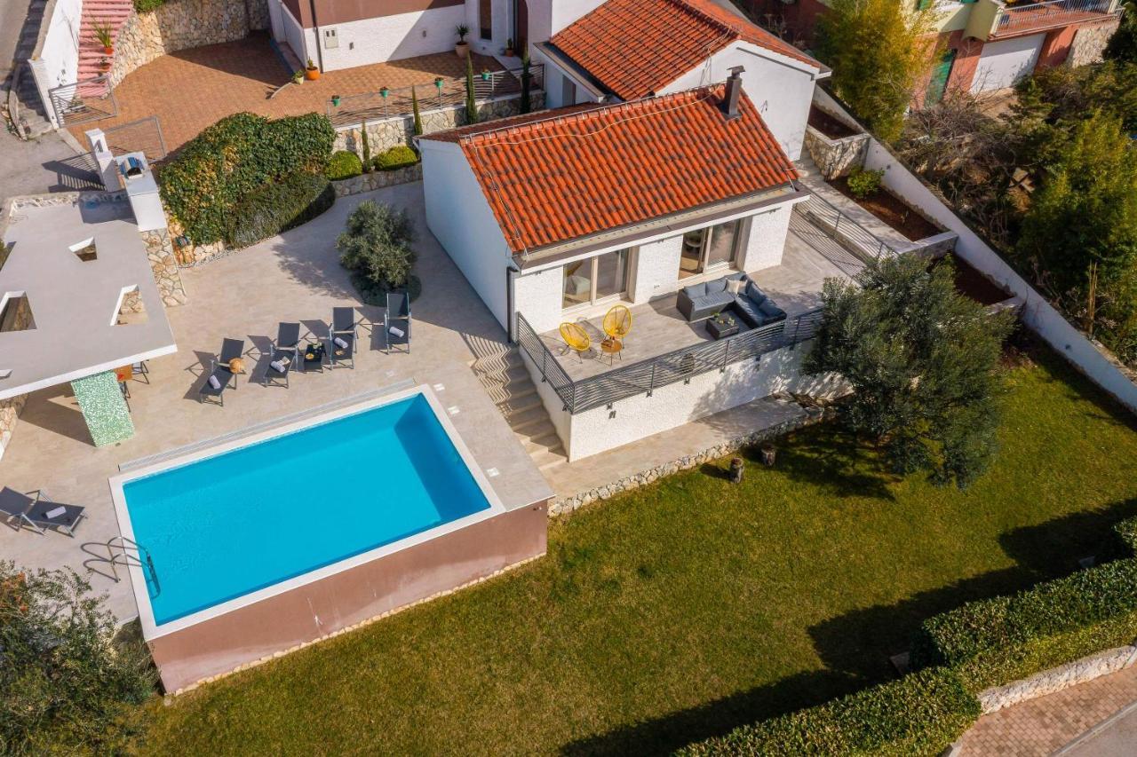 Villa Tela With Pool Zaboric Esterno foto